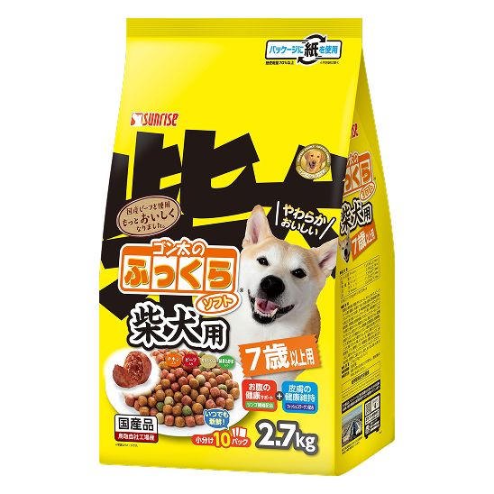 ゴン太のふっくらソフト 柴犬用 7歳以上用