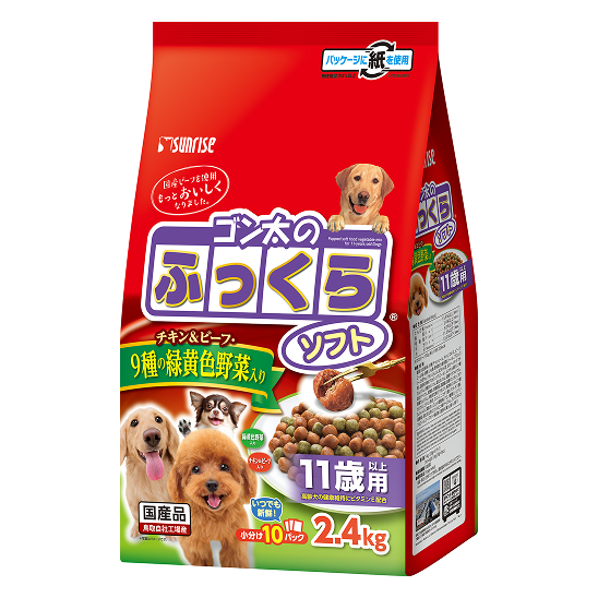 ゴン太のふっくらソフト 9種の緑黄色野菜入り 11歳以上用