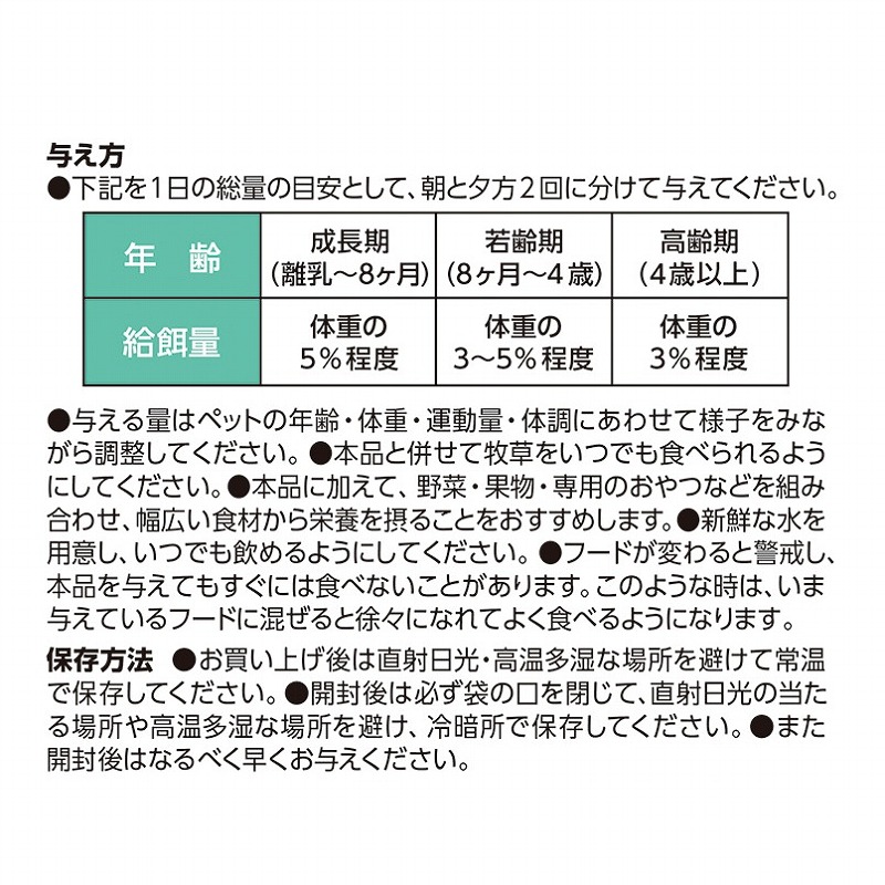 Rabbit roote<br>グレインフリーフード