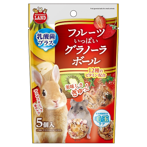 フルーツいっぱい<br>グラノーラボール