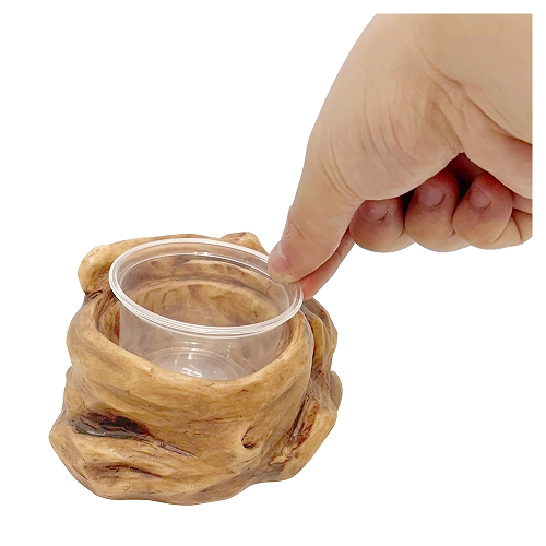 バードパレス　ジオラマディッシュ<br>ナチュラルブラウン