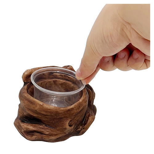 バードパレス　ジオラマディッシュ<br>ダークブラウン