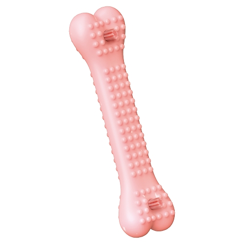 ゴン太のデンタルトイ<br>かむピカコーン　Ｌ　いちごミルク風味