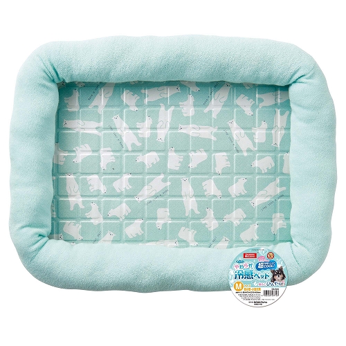 白クマさんの<br>やわらか冷感ベッド　Ｍ　