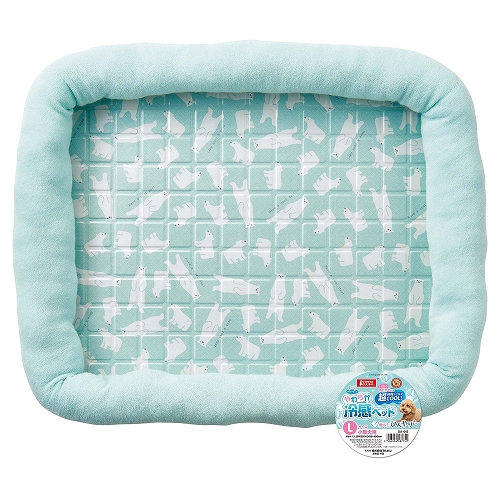 白クマさんの<br>やわらか冷感ベッド　Ｌ