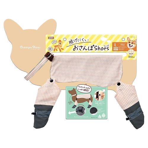 脱げにくいおさんぽシューズ<br>Ｌ　チェック