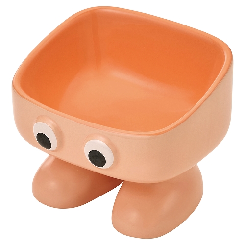 キョロっとボウル陶器製<br>ピンク